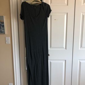 H&M dark grey maxi dress